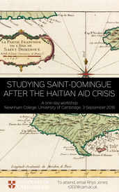 Studying Saint-Domingue after the Haitian Aid Crisis
