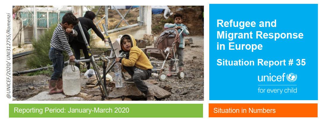 UNICEF Refugee and Migrant Crisis in Europe: Humanitarian Situation Report #35 (Jan - Mar 2020)