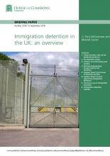 Immigration detention in the UK: an overview